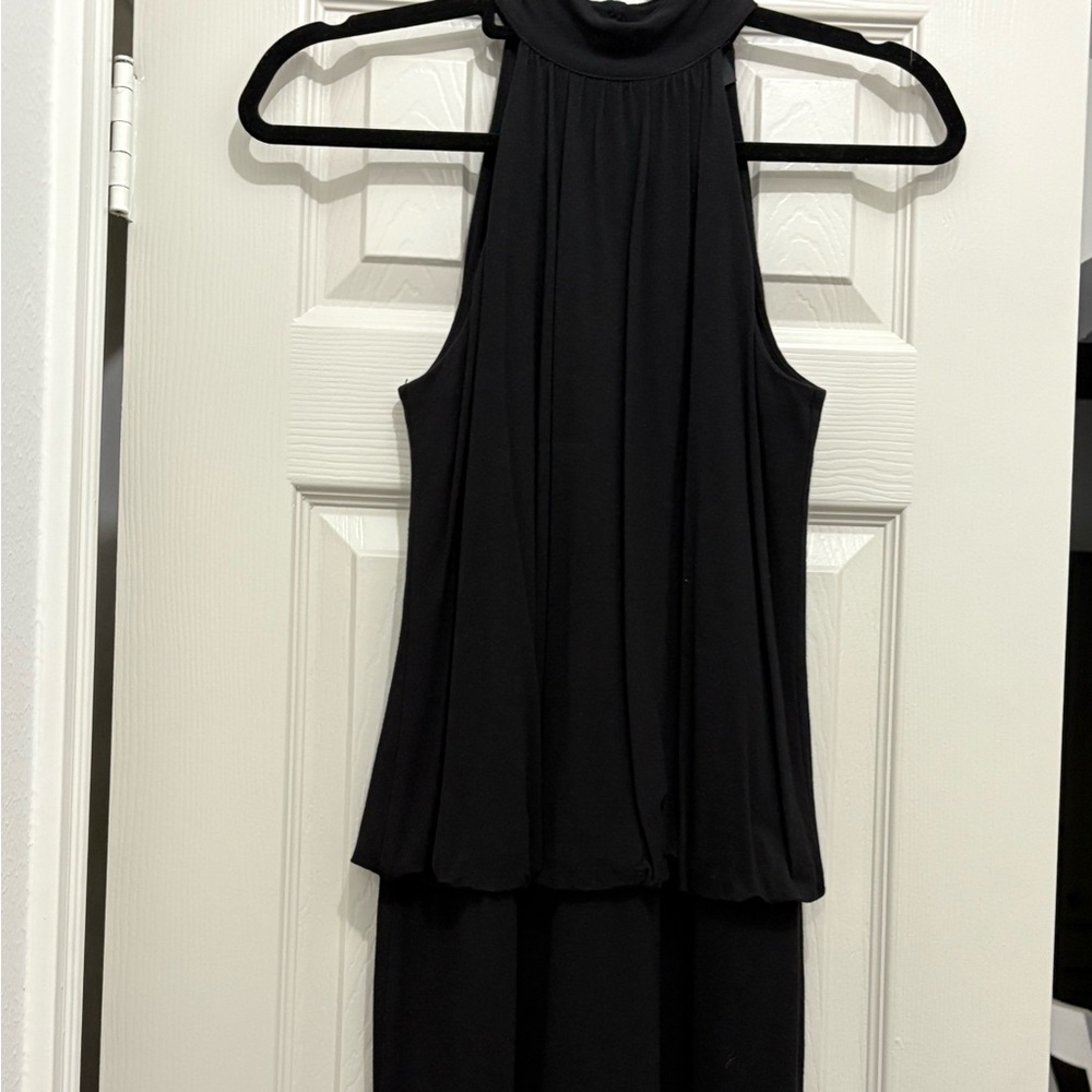 INC International Concepts Chic Black High Neck Dress Size S - Picture 3 of 7